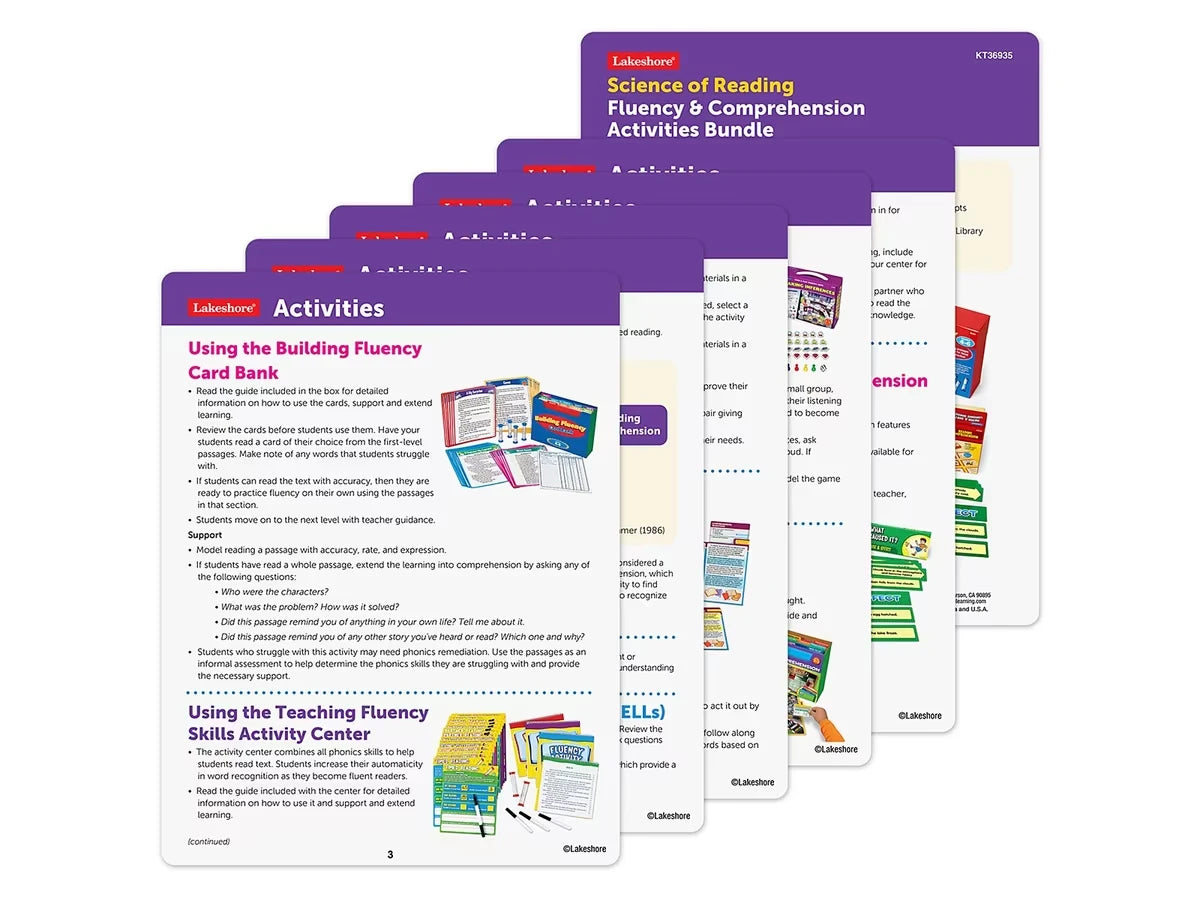 Science of Reading Fluency & Comprehension - Gr. 3-4 - US 3482