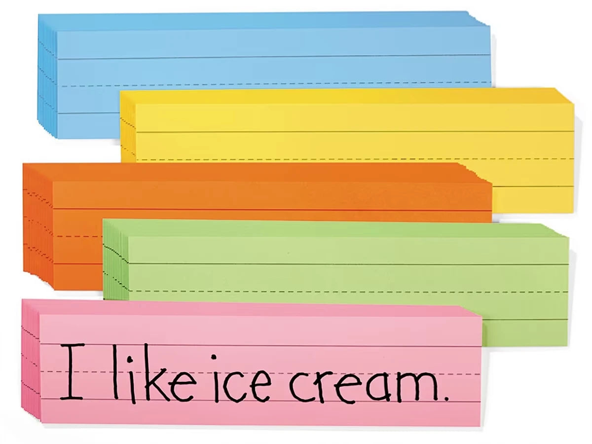 Mini Rainbow Sentence Strips - US 5032