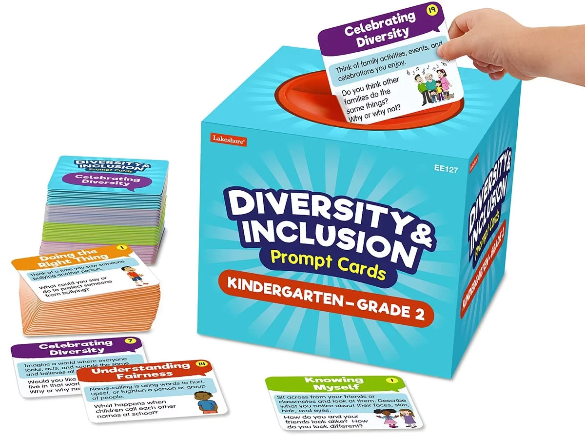 Diversity & Inclusion Prompt Cards - K-Gr. 2 at Lakeshore Learning - US 3483