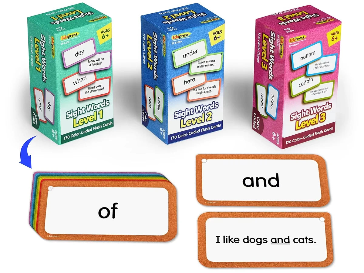 Sight-Words Flash Cards - Complete Set - US 9704