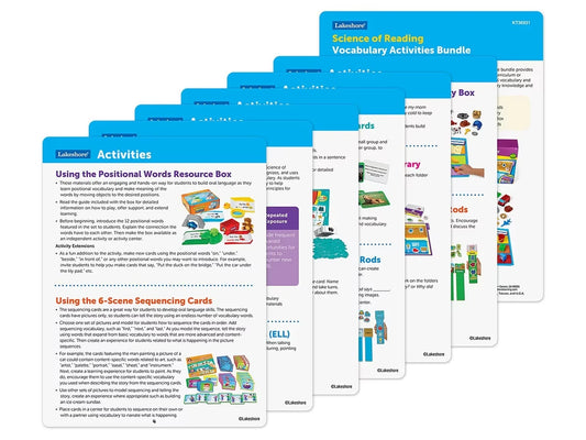 Science of Reading Vocabulary Activities Bundle - K - US 2924