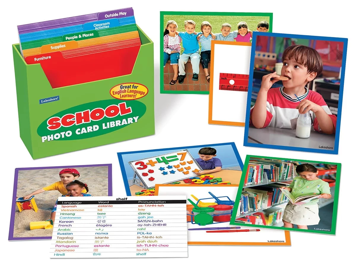 School Vocabulary Development Photo Card Library - US 9226