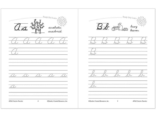Cursive Writing Practice Workbook - US 8621