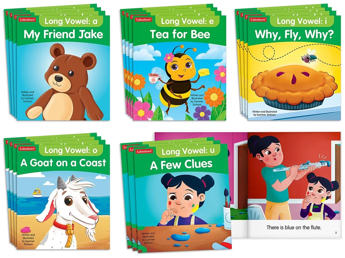 Long Vowels Skill-Building Book Set - US 9390