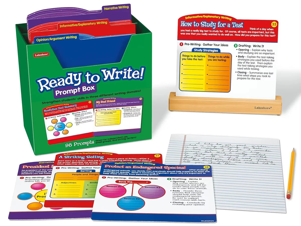 Ready to Write! Prompt Box - Gr. 4-5 - US 9187
