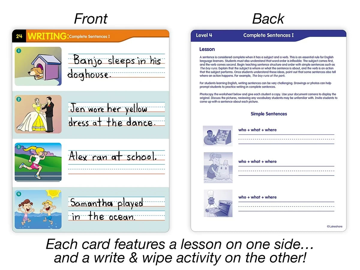 English Language Development Activity Cards - Level 4 - US 7370