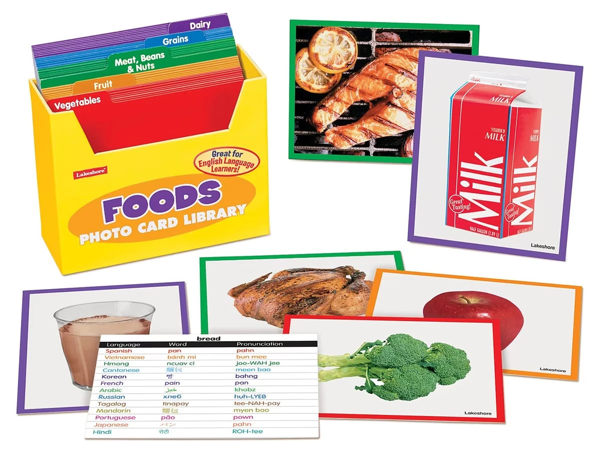 Foods Vocabulary Development Photo Card Library - US 2005