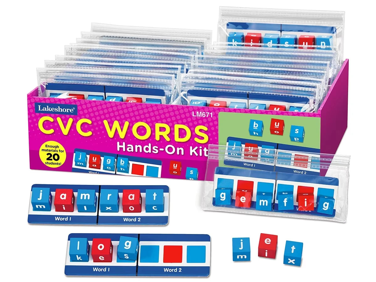 CVC Words Hands-On Teaching Kit - US 1275