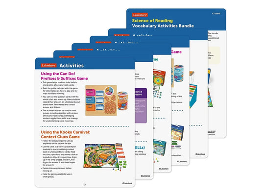 Science of Reading Vocabulary Activities Bundle - Gr. 3-4 - US 6398