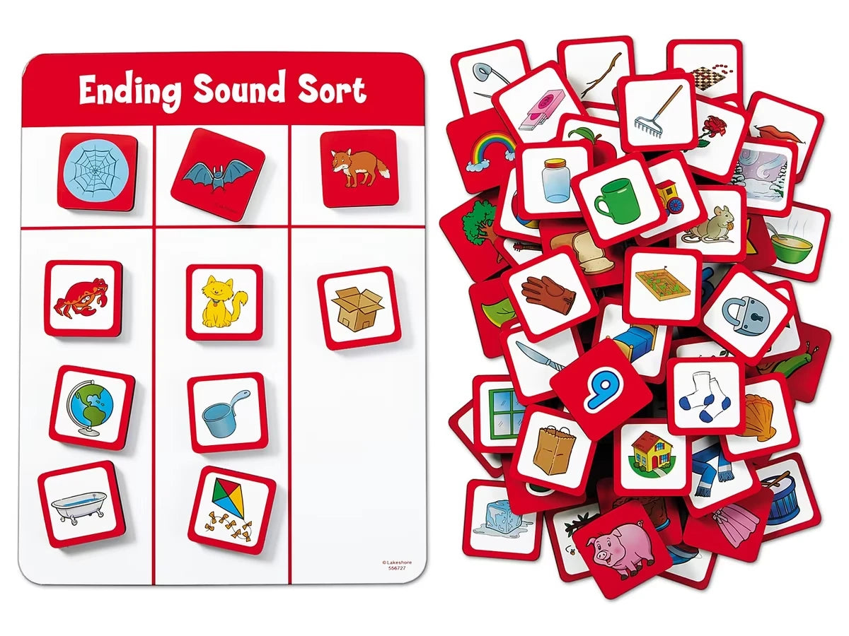Ending Sounds Magnetic Sorting Board - US 4843