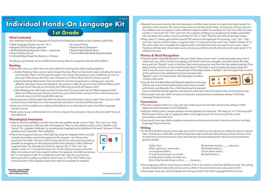 Individual Hands-On Language Kit – Gr. 1 - US 1807