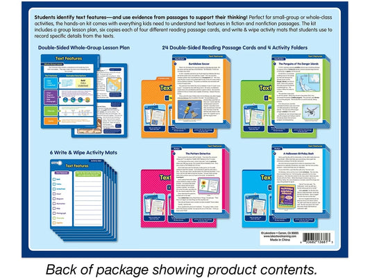 Text Features Finding Evidence Kit - Gr. 2-3 - US 6841