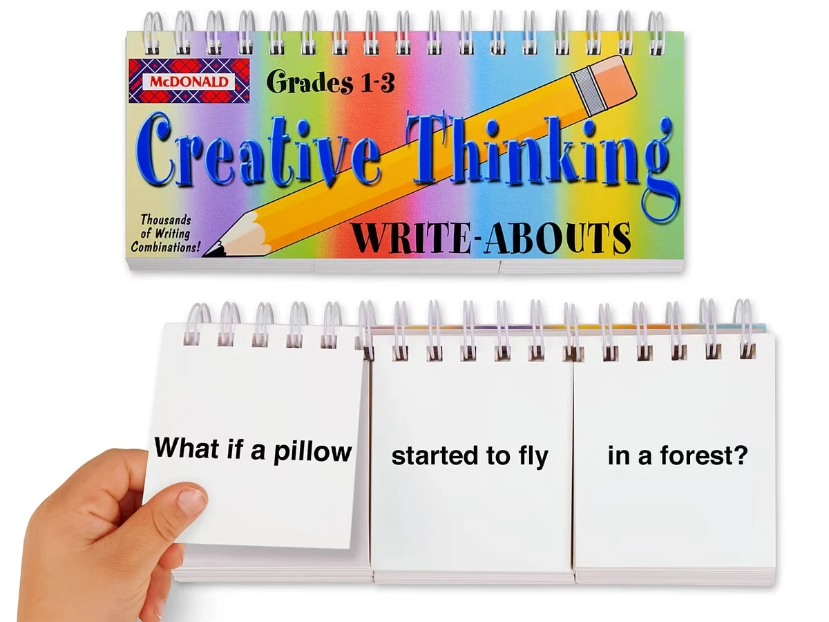 Let’s Get Writing! Creative Thinking Flip Book - Gr. 1-3 - US 4996