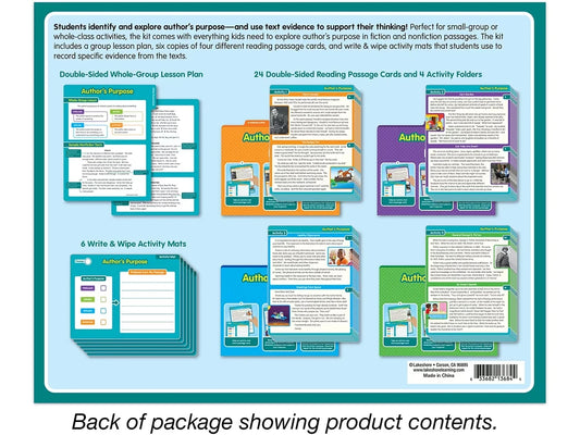 Author’s Purpose Finding Evidence Kit - Gr. 2-3 - US 2061