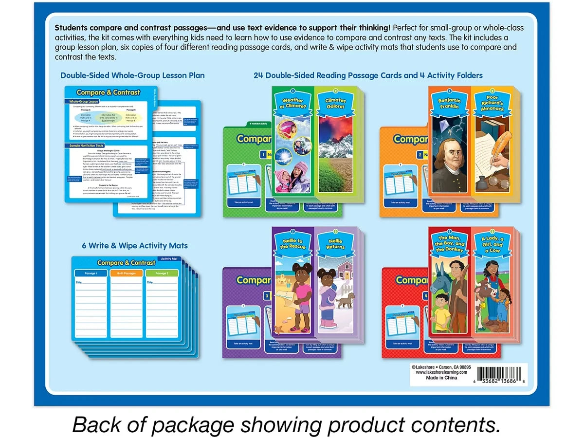 Compare & Contrast Finding Evidence Kit - Gr. 2-3 - US 8565