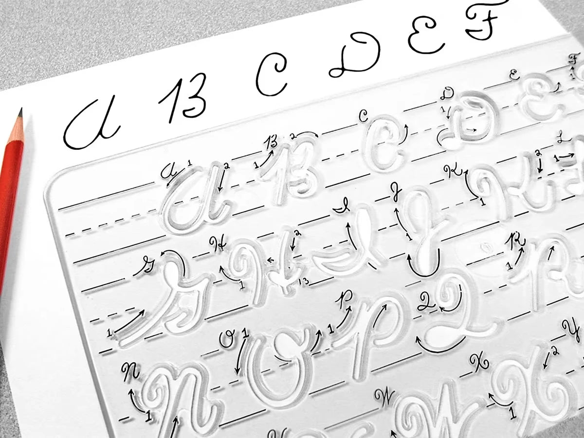Cursive Writing Template - Uppercase Letters - US 1621