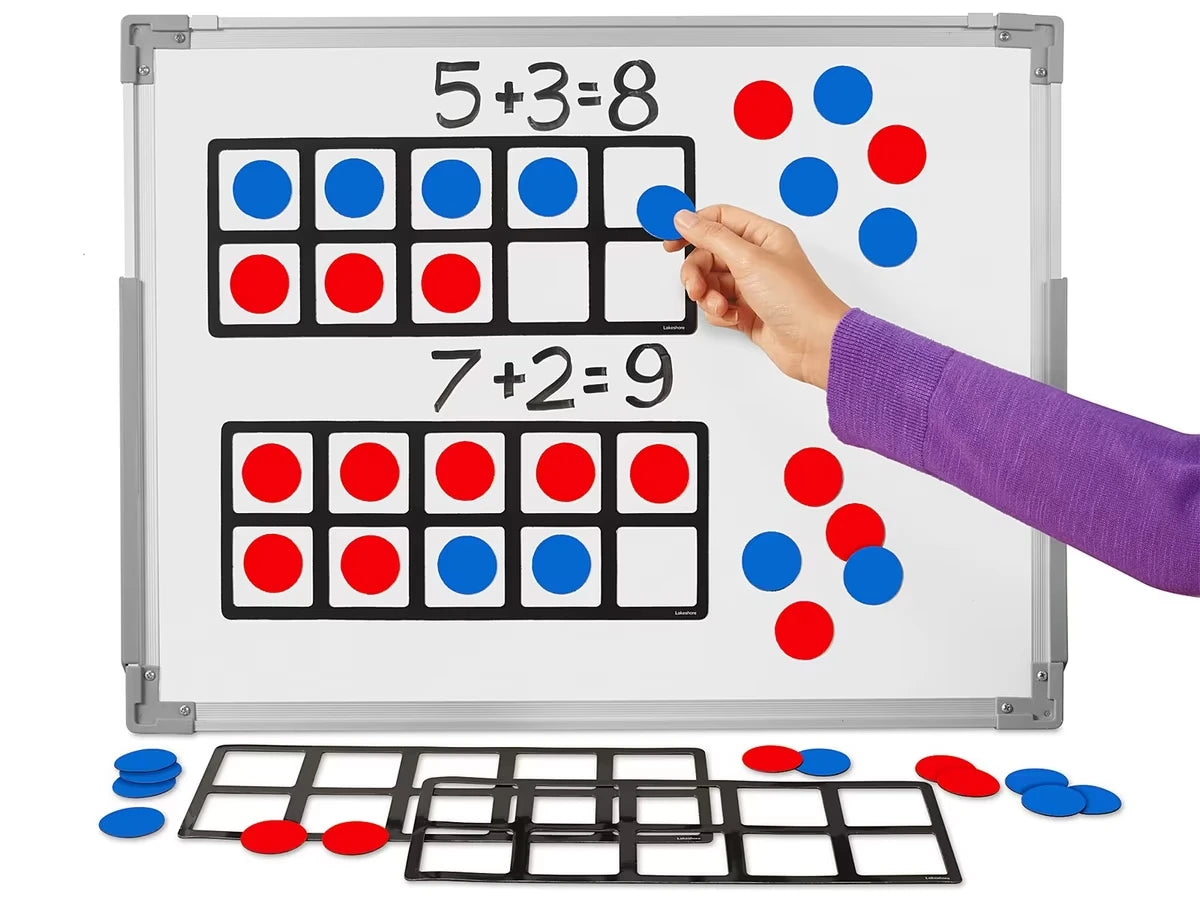 Jumbo Magnetic Ten-Frames - Set of 4 - US 4399