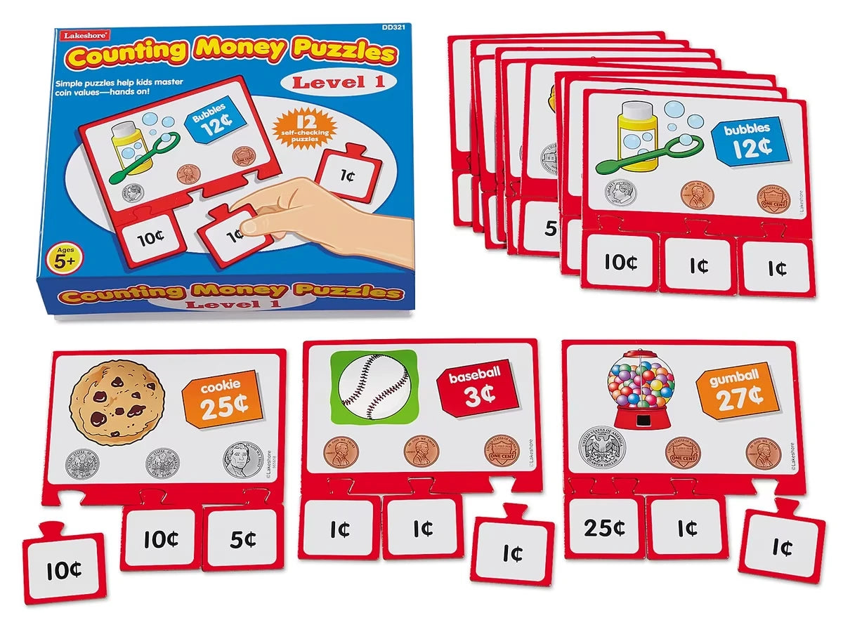 Counting Money Puzzles - Level 1 - US 5626