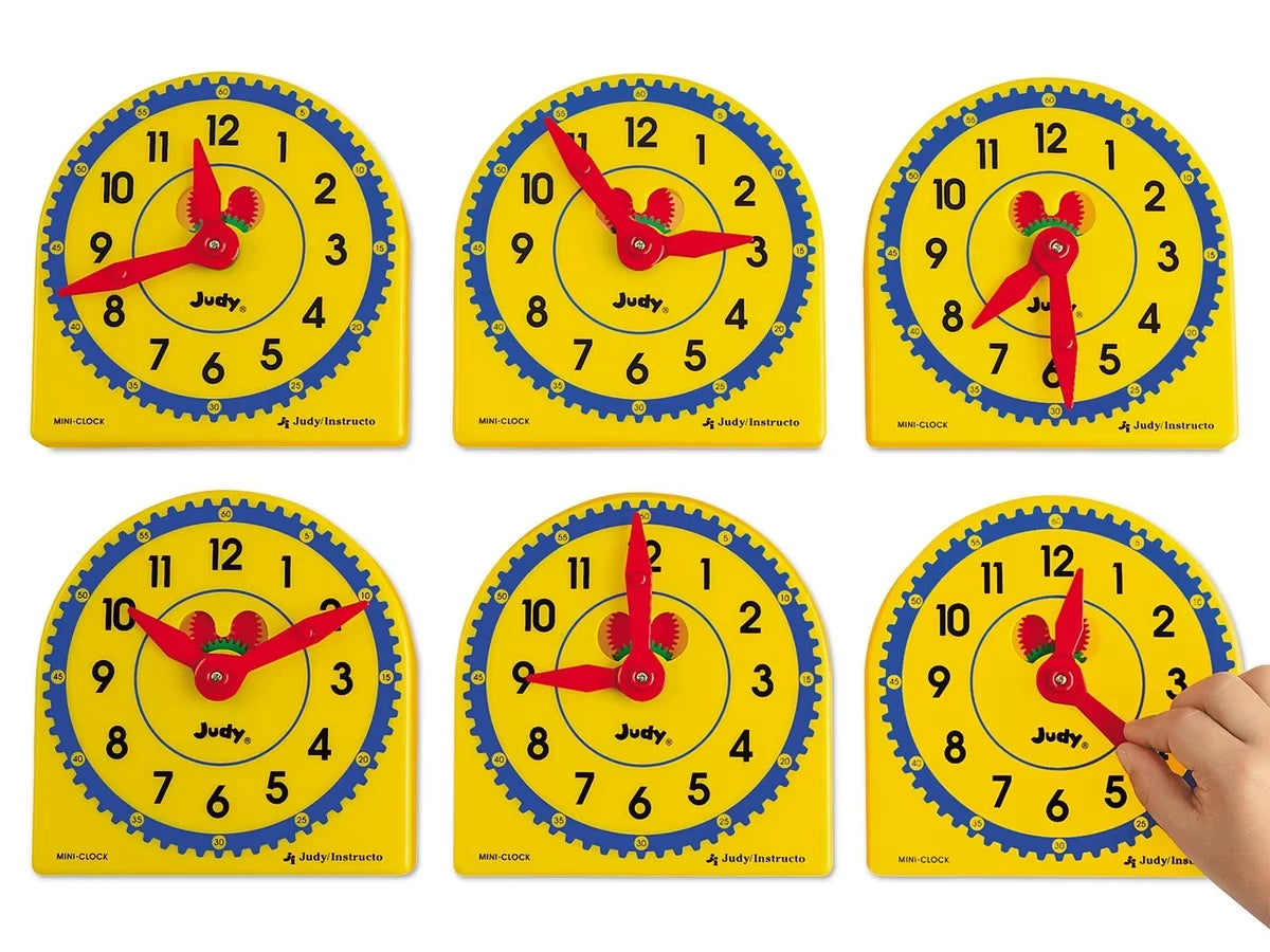 Student Gear Clocks - Set of 6 - US 4448