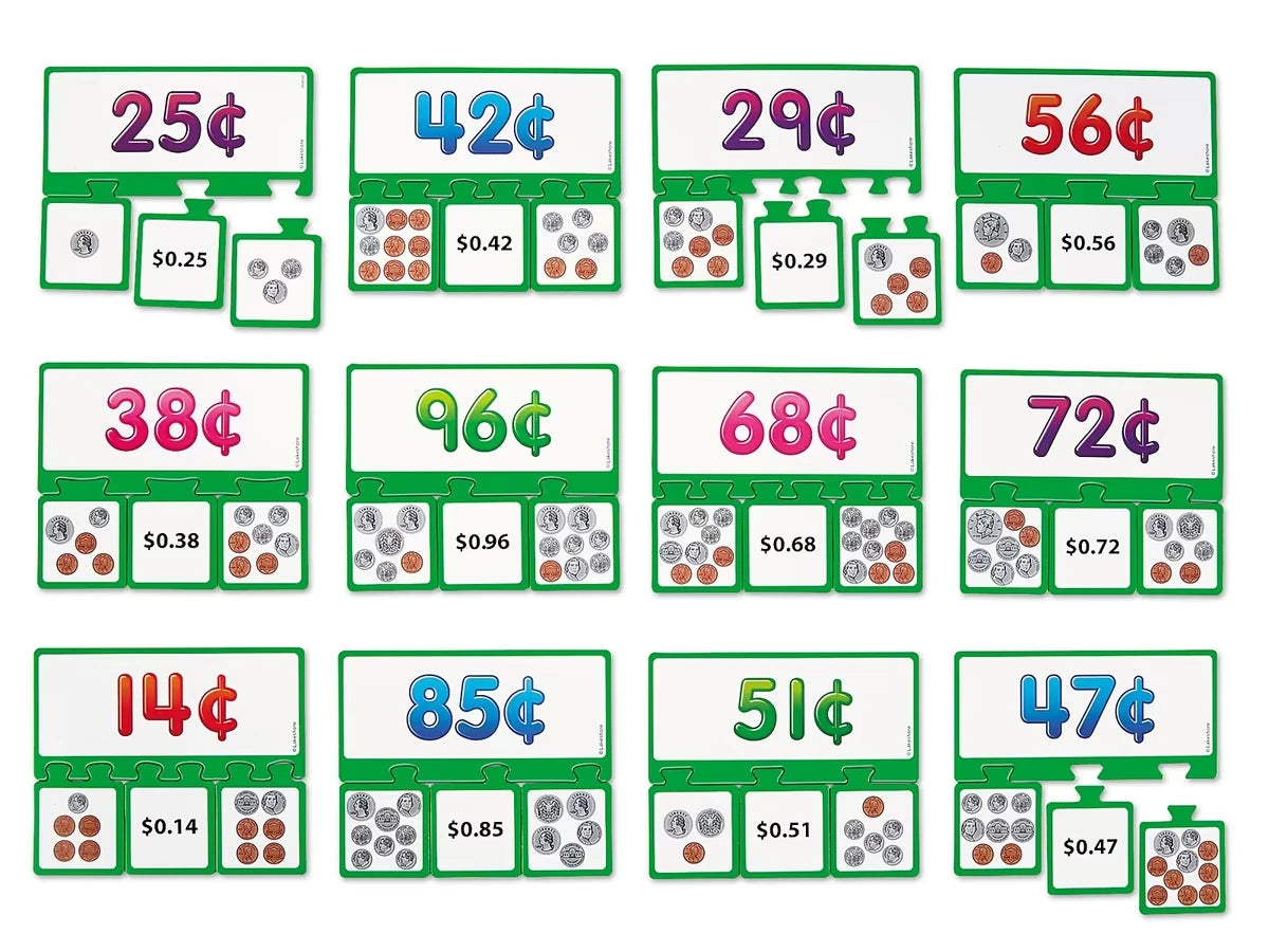 Money Equivalency Puzzles - US 6065