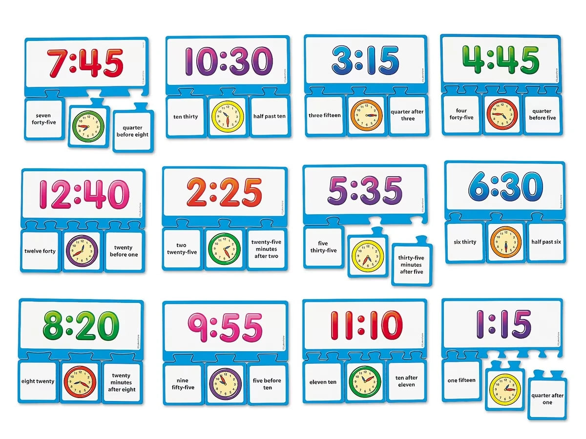 Time Equivalency Puzzles - US 2183
