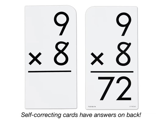 Multiplication 0-12 Flash Cards- 91 Cards - US 3450