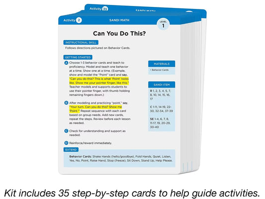 SANDI Instructional Kit: Math - Level 1 - US 7099