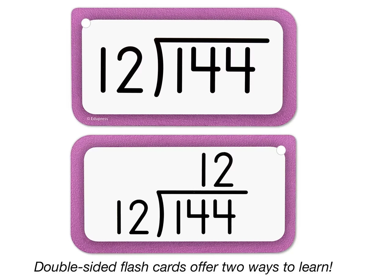 Division All Facts 0-12 Flash Cards - US 9196
