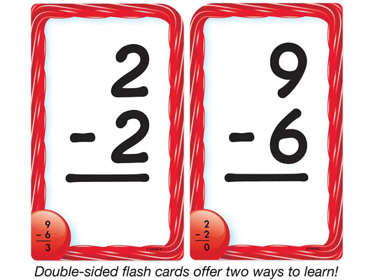 Subtraction 0-12 Pocket Flash Cards - US 6196