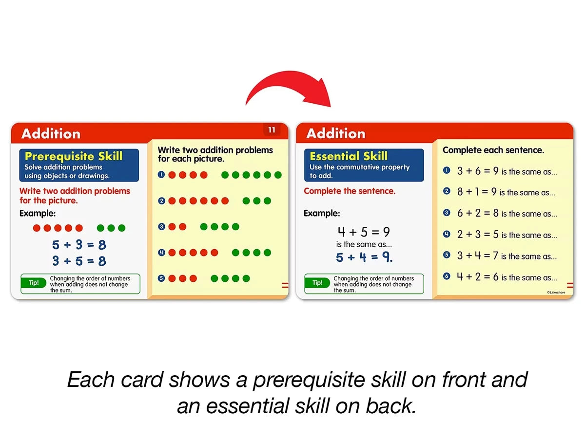 Bridge the Gap! Math Practice Cards - Gr. 1 - US 7978
