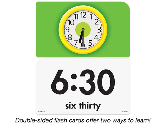 Telling Time Pocket Flash Cards - US 5950