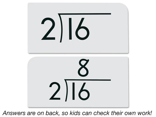 Division All Facts 0-12 Flash Cards - US 3905