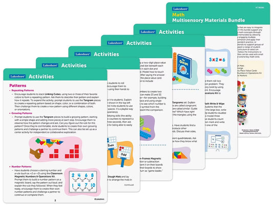 Math Multisensory Materials Bundle - US 7750
