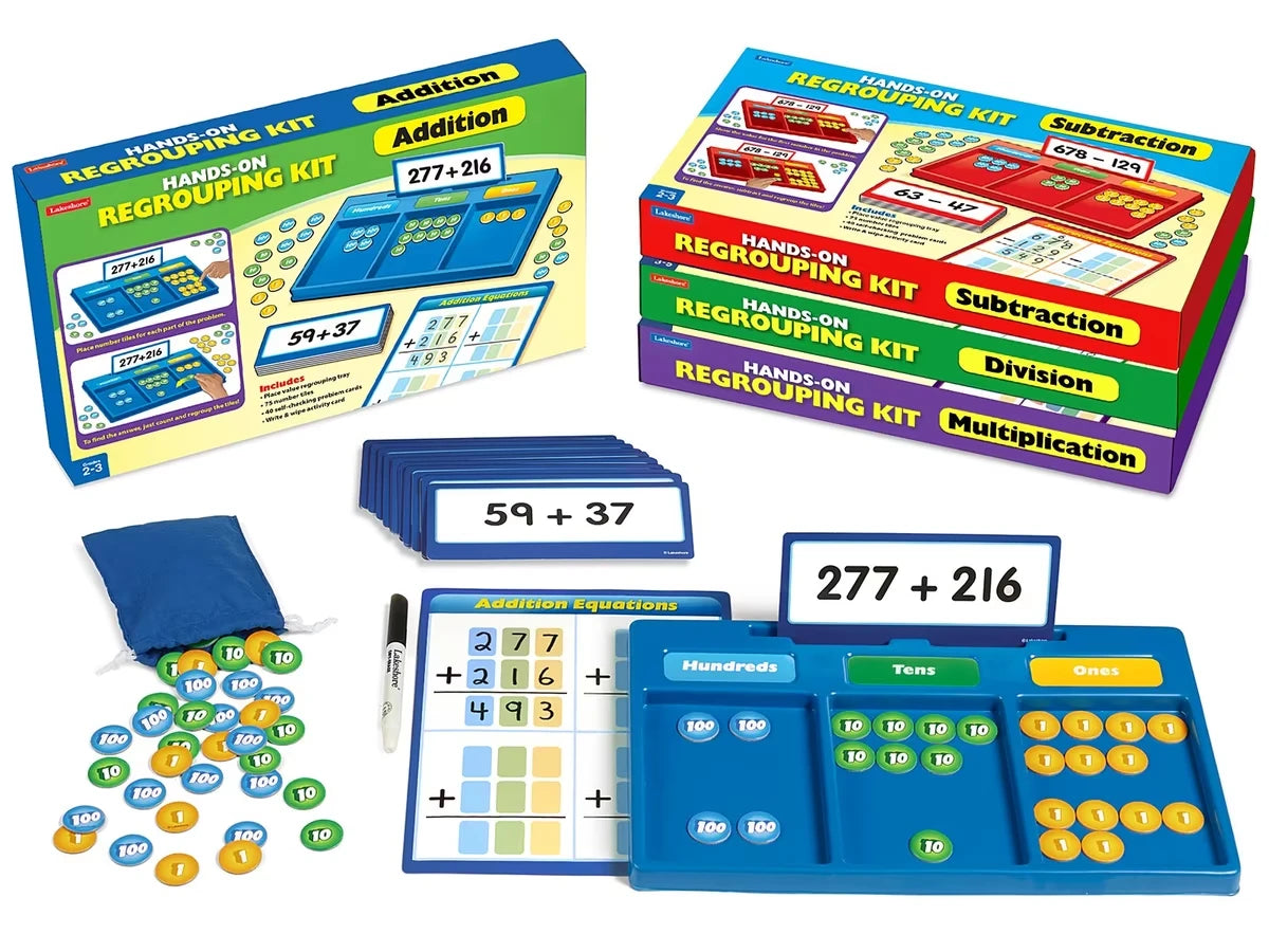 Hands-On Regrouping Kits - Complete Set - US 3347