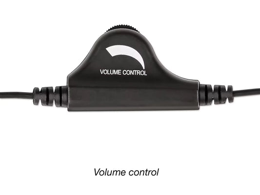 Multipurpose Headphones with Volume Control - US 9276