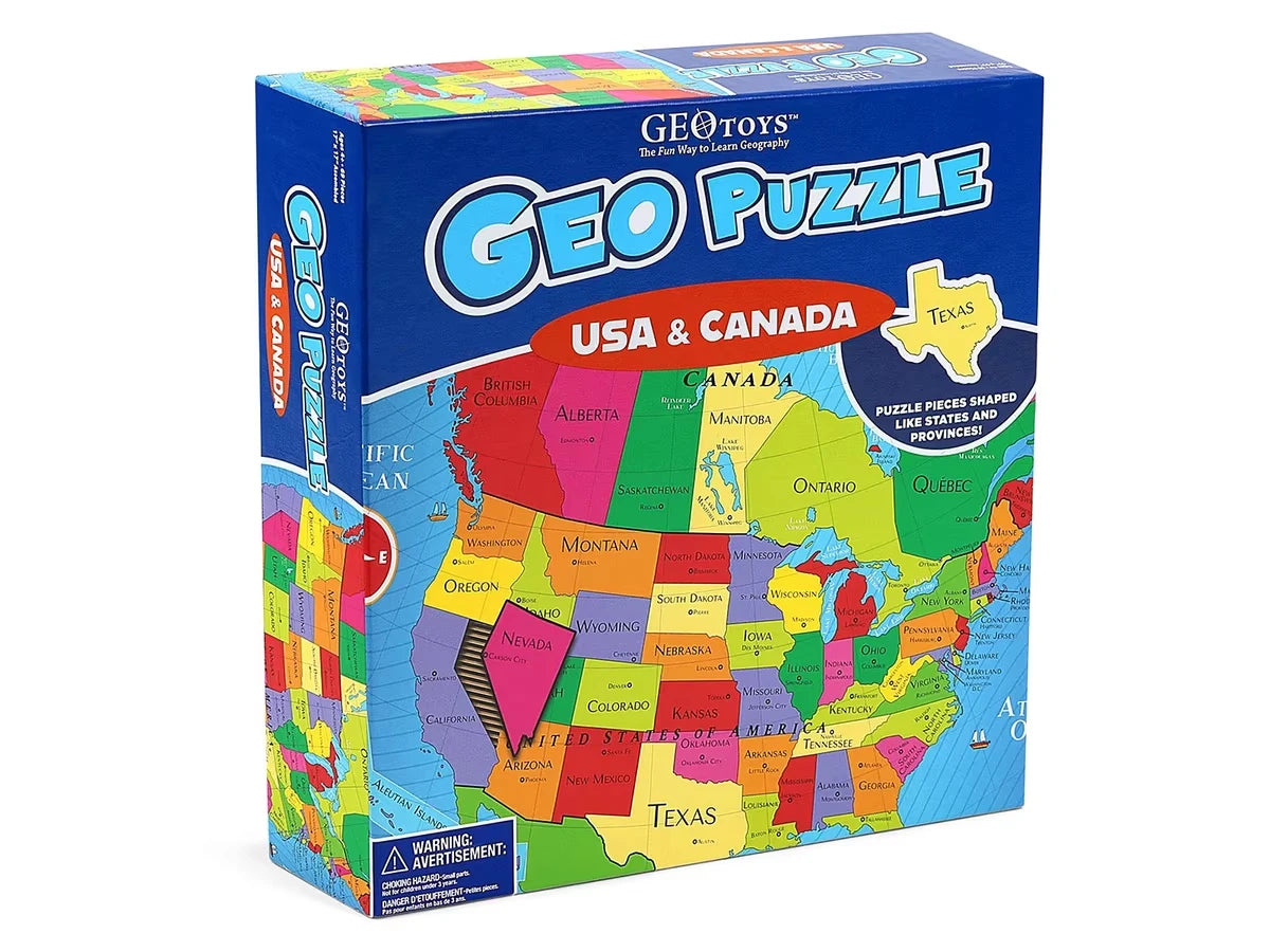 U.S.A. & Canada GeoPuzzle - US 7187