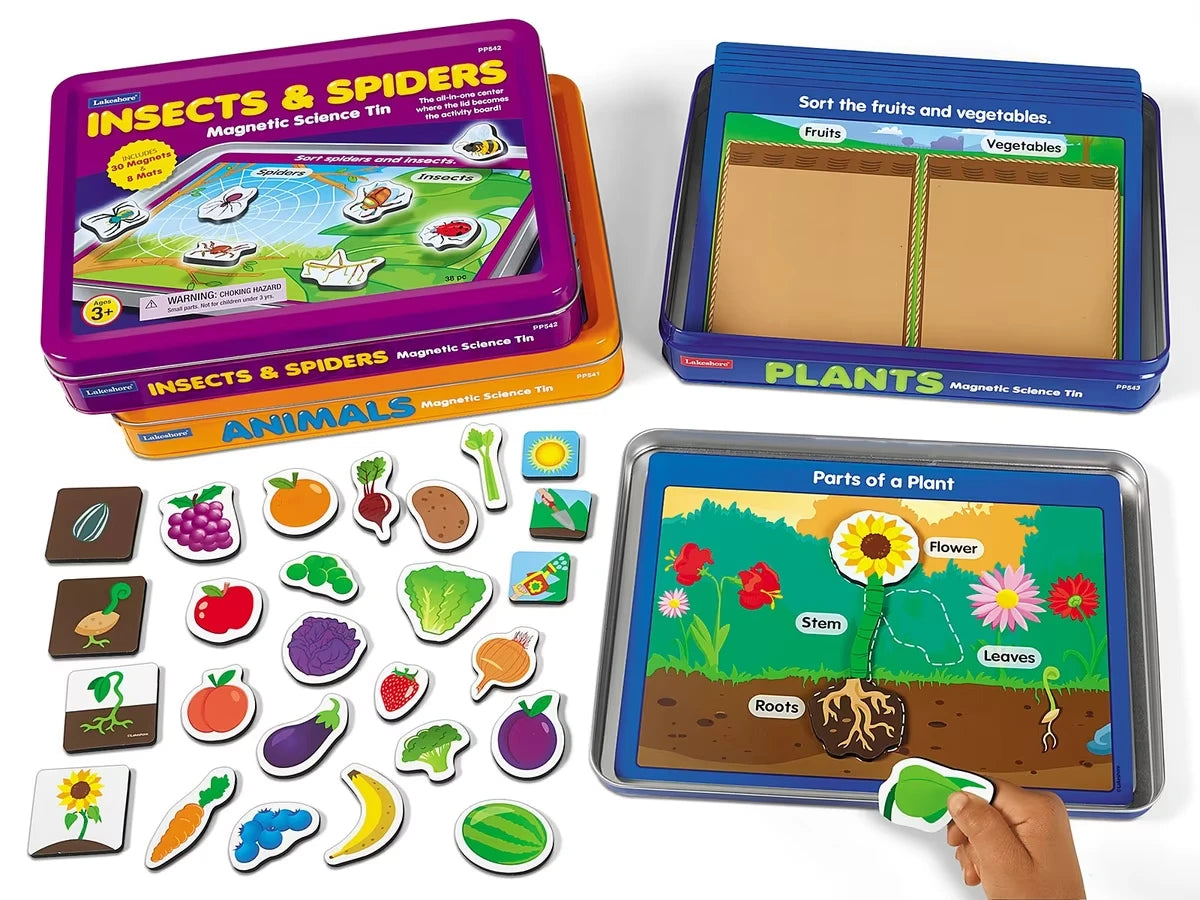 Living Things Magnetic Activity Tins - Complete Set - US 1576