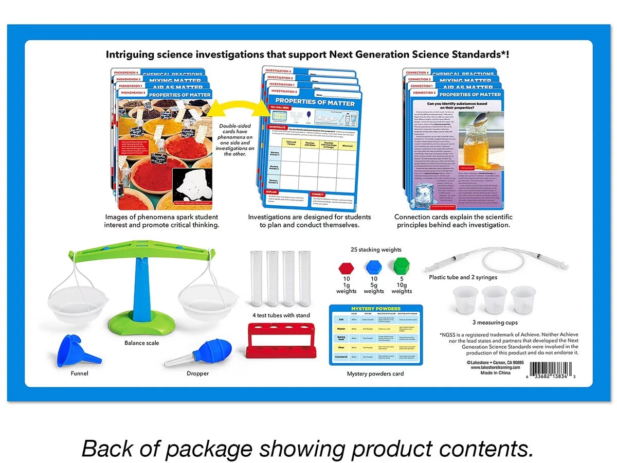 Meet the Standards Properties of Matter Kit - Gr. 5 - US 4178