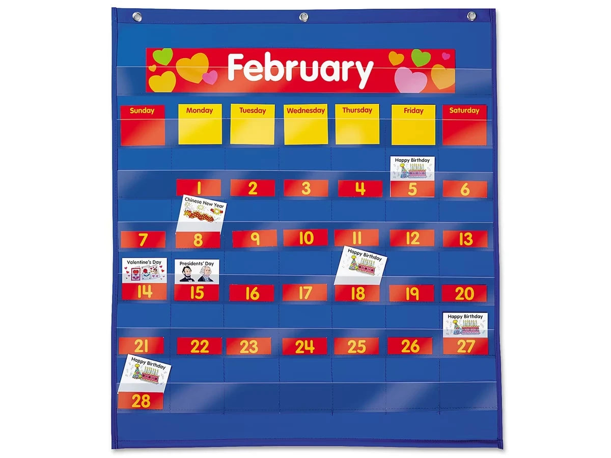 Classroom Calendar Pocket Chart - US 4978