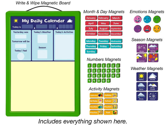 All About Today! Magnetic Calendar - US 2640