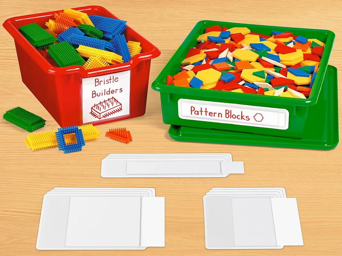 Self-Adhesive Classroom Labeling Pockets - Set of 30 - US 3663