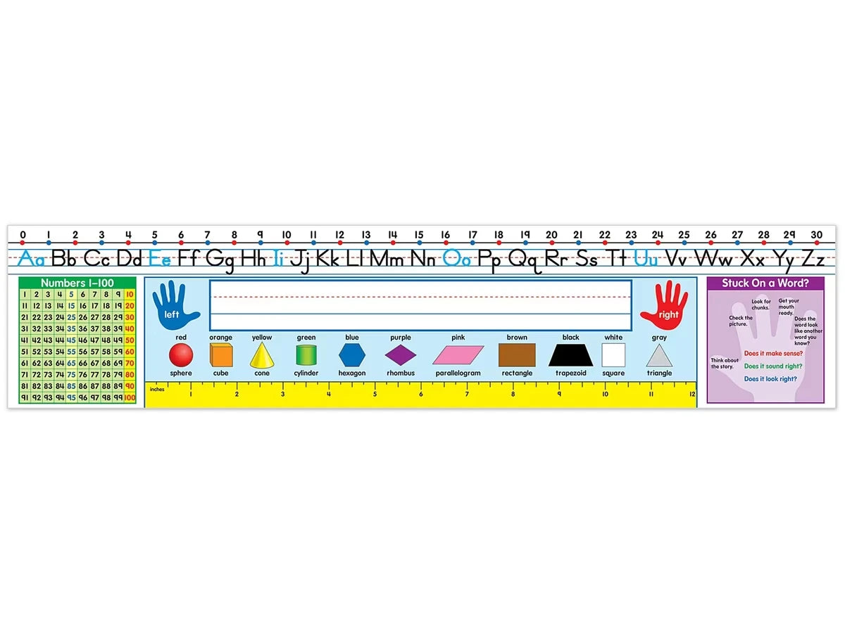 Traditional Manuscript Self-Adhesive Reference Nameplates - Gr. 1-3 - US 3790