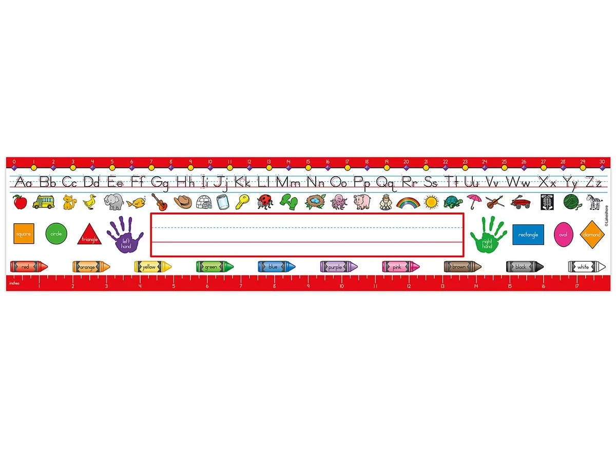 Lakeshore Traditional Manuscript Reference Nameplates - Pre K-K - US 3786