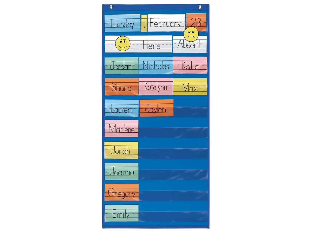 Space-Saver Pocket Chart - US 8551
