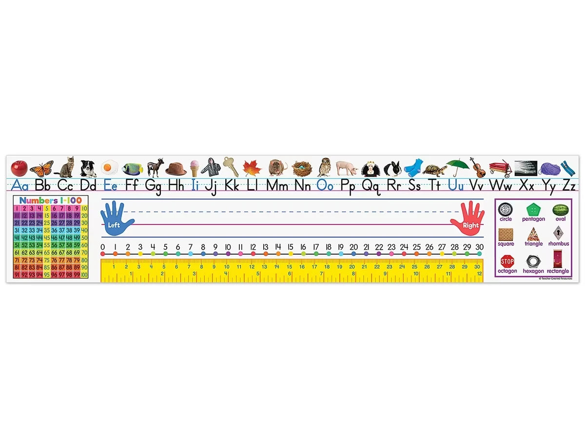 Colorful Traditional Print Nameplates - US 8685