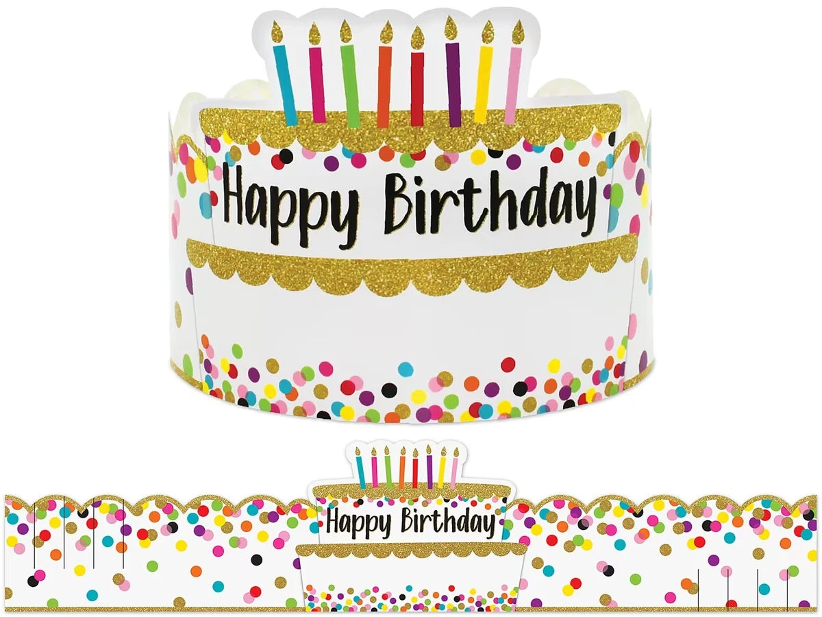 Confetti Birthday Crowns - US 2049