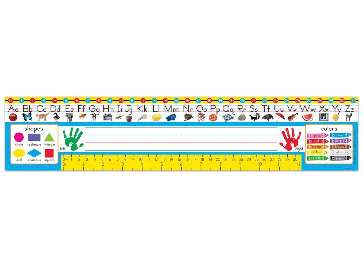 Zaner-Bloser Manuscript Reference Nameplates - Pre K-K - US 9003