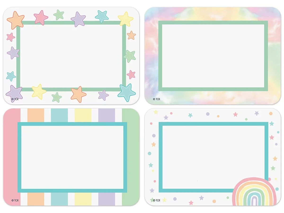 Pastel Pop Name Tags - Variety Pack - US 7641