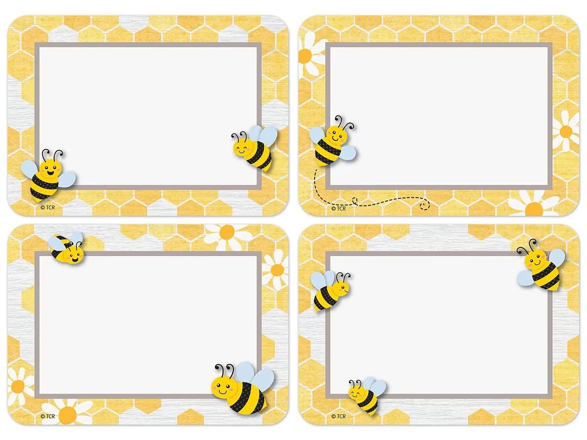 Buzzing Bees Name Tags - US 5874