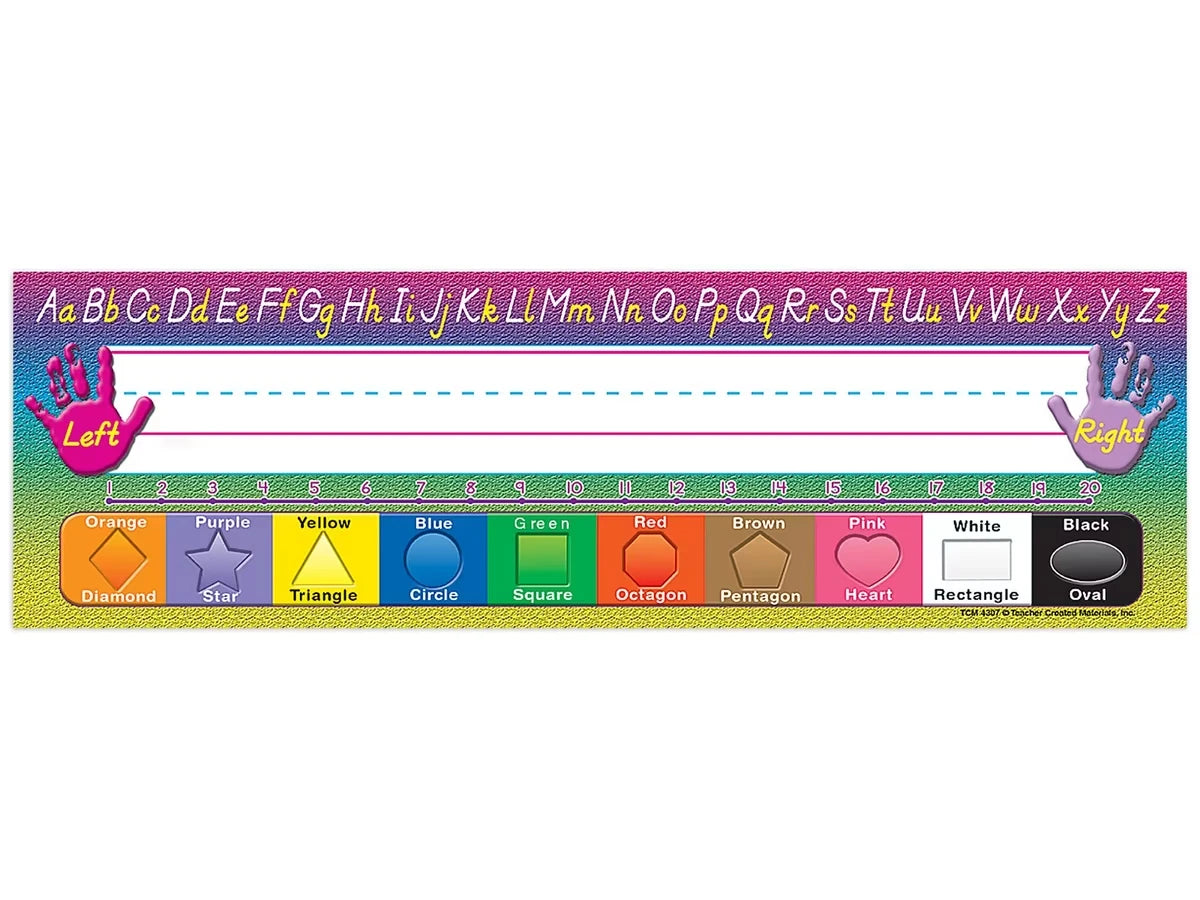 Modern Manuscript Reference Nameplates - Pre K-K - US 7922